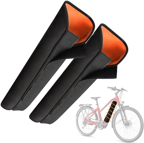 2 Stück E-Bike Akku Schutzhülle, Ebike Akku Abdeckungen für 28-36cm,Akku Schutz Abdeckung Lebensdauer Akku Verlängern, Kältebeständig, Staubdicht, Wasserdicht