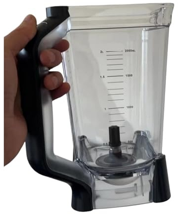 Accesorio de vaso for licuadora, compatible con NINJA 72 oz BL610 BL610BRN BL610C BL710WM BL710WMC CO610B CO650B CT610 CT610C CT611CG Reemplazo.