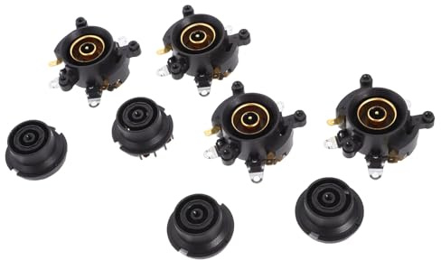 Homoyoyo Set 4 Pezzi Accoppiatori Termostato Base per Bollitore Elettrico Ricambio ABS Controllo Temperatura Sicuro Installazione Semplice Compatibile Varie Basi Bollitori per Uso