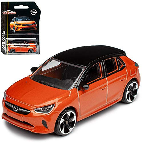 Corsa Opel F Power Orange mit Dach Schwarz Ab 2019 1/64 Majorette Modell Auto
