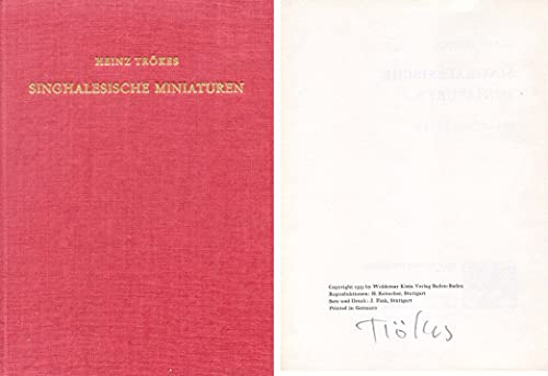 ARTIST Heinz Trökes autograph, signed book