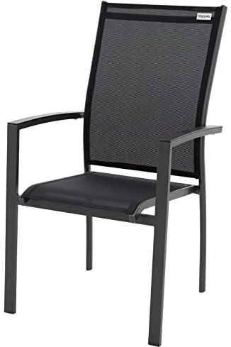 Doppler Stapelstuhl Expert Anthrazit/Schwarz