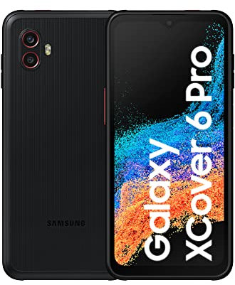 Samsung Galaxy XCover 6 Pro Smartphone Android Resistente all'Acqua, Display da 6.6'', 6 GB di RAM e 128 GB1 di Memoria Interna Espandibile2, Batteria 4.050 mAh3, Nero [Versione italiana]