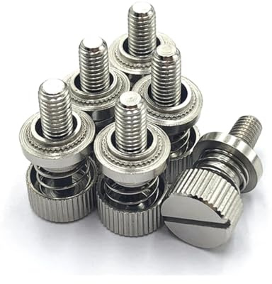 AUPERS Tornillo cautivo de sujeción de Panel con Resorte M6 PFS32, Reality (Color : PFS32, Size : M4x16-50 Pieces)