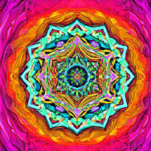 1000 Teile Erwachsenen-Puzzle, klassisches Puzzle, Holzpuzzle, Mandala, Blume, Aquarell, abstrakt, moderne Wohnkultur für Jugendliche, Kinder, intellektuelles Spiel, Wandkunst, einzigartiges Geschenk