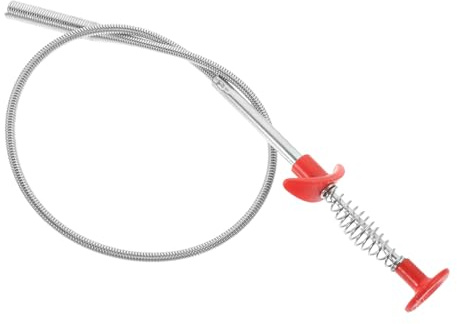 Ipetboom Herramienta Flexible de Limpieza de Drenajes Garra de Acero Inoxidable para Fregadero y Baño, Fácil de Usar para Limpiar Tuberías y Eliminar Obstrucciones