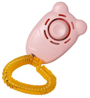 Generisch Pet Clicker for Dog Training, Behavioral Trainer Clicker, 1.77x2.76x0.79 Inches Puppy Positive Modification, Wrist-Strap, Lightweight Pet Supply, Dog, Cat, Bird, Horse Behavior Aid