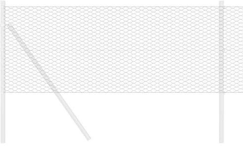 vidaXL Hexagon Fence Grey 0.8 x 25 m PVC, Garden and Terrace, Rectangular Outdoor Feature, Modern Hexagon Fence, Durable Boundary, Landscape Element, Artistic Barrier