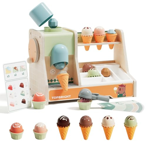 Top Bright Machine à crème glacée en Bois