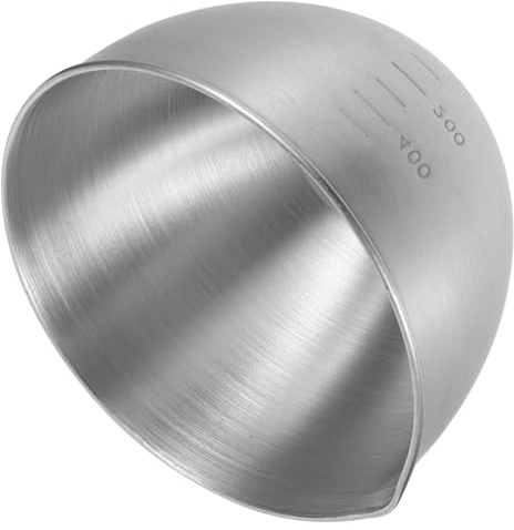 OFFSCH Mélangeur Surface Lisse Bol en avec de 400 Ml Acier Inoxydable 304 Bol Profond et pour Préparation Culinaire et Pâtisserie