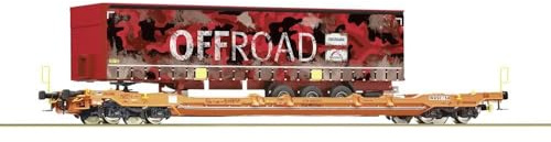 6600179 H0 Taschenwagen Sdgnss/T5 mit LKW-Auflieger, Wascosa, Ep. VI