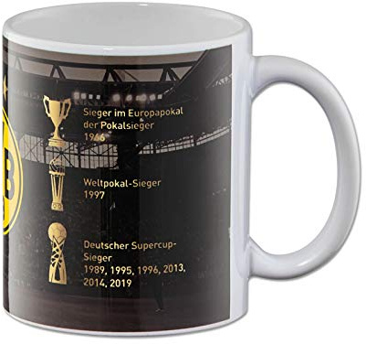 Borussia Dortmund Fahnenmeer Tasse (one size, schwarz)