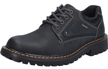 Josef Seibel Herren Bequemschuhe Chance 59,Weite G (Normal),Wechselfußbett,wasserdicht,tex,Schnuerschuhe,Schnuerer,schwarz,46 EU