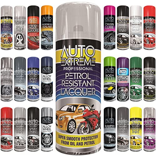 Classic Signature - 1 x Auto Extreme Petrol Lacquer Spray Paint 400ml, Professional Quality, Perfect Finish for Cars, Bikes,Vans, Metal, Wood