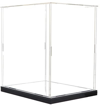 Zerodeko Acryl Transparent Vitrinenkasten Aufbewahrungsbox Für Sammlerstücke Modell-Display Staubdicht Und Stabiles Acrylmaterial