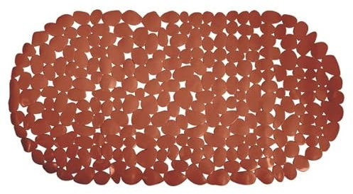 MSV Tapis antidérapant Fond de Baignoire PVC 35x68cm Terracotta