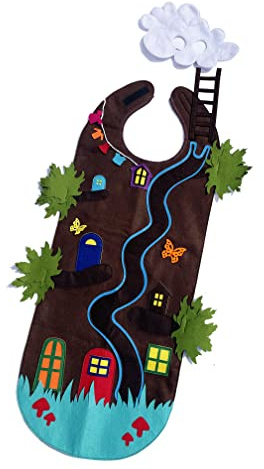 ZAC HOME World Book Day Treehouse Dress Up Costume Faraway Tree, Enchanted Wood For age 3-12 Easy to put on and take off