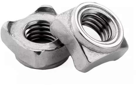 SYDARSYN Tuercas Soldables de Acero Inoxidable Soldar Tuercas Cuadradas M10 (5 Piezas)