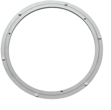 Besttoolifes Plateau tournant pivotant en alliage d'aluminium robuste avec roulement à roulement, table de salle à manger ronde, plateau pivotant lisse pour un accès facile à la vaisselle et à la