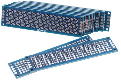 FUNOMOCYA 10piezas Placas De Pcb Para Soldadura y Proyectos Placas De Experimentación Electrónicos Diy
