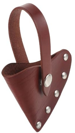 Veemoon Tree Cutting Ax Protective Cover Leather Cover Portable Sheath for Camping and Outdoor Use