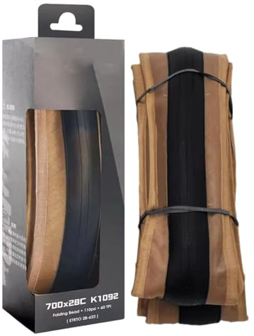 Neumáticos de Bicicleta de Carretera - Neumático de Bicicleta de Carretera 700 X 28c - Ligera con Protección Antipinchazos para Deportes Urbanos Adultos Jóvenes