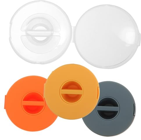 HONMEET 4pezzi Avvolgicavo Per Auricolari Organizzatore Di Cavi Per Computer Avvolgicavo Portatile in Robusti Materiali Plastici in Giallo Blu Trasparente e Arancione