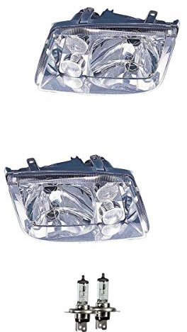 Halogen Scheinwerfer Frontscheinwerfer Set H4 für Variant inkl. OSRAM Lampen ohne Stellmotor LWR