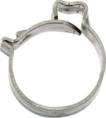 Restagraf - Collier Clip Métallique à Pincer - Collier de Serrage Rapide pour Tuyaux ou Durites - Inox X5Cr Ni18/10 - Diamètre 12 mm - Réf. 7573 - Sachet de 10