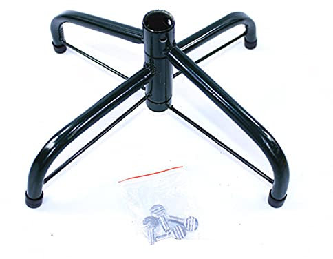 Abonda Supporto per albero di Natale, treppiede in ferro, facile da installare, con vite per pollice, per decorazioni, 40, 50, 60 cm