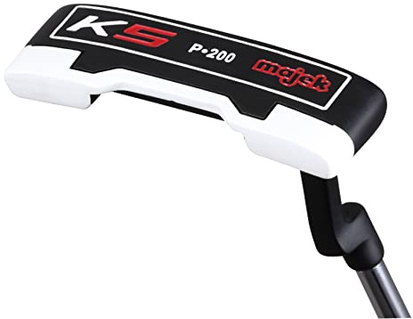 Majek K5 P-200 New Red and Black Off Set Blade Golf Putter Right Handed 32 Inches Precision Steel Shaft Lady Flex Ultra Petite Length Perfect for Lining up Your Putts