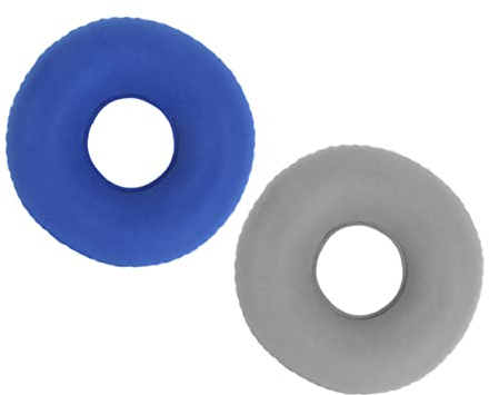 2 Stück-pack Sitzkissen aus Plüsch und Pvc, Luftgefüllte Sitzmatte | Breathable, Easy To Clean, Ergonomische Form, Stuhlkissen für Alltag, Kompakte Ausführung