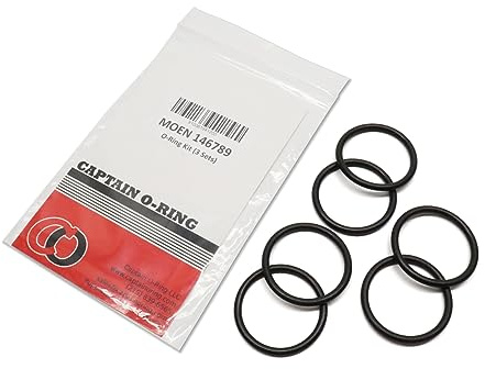 Captain O-Ring – Replacement 146789 O-Rings for Specific Moen Single-Handle Lever Kitchen Faucets (3 Sets, 6 orings)