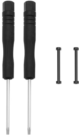 LT Easiyl 1 Kit de Réparation de Broches de Liaison de Bracelet de Montre avec 2 Tiges de Vis Métalliques Et 2 Tournevis Compatible avec Garmin Fenix Forerunner220 230 235 620 735XT Noir