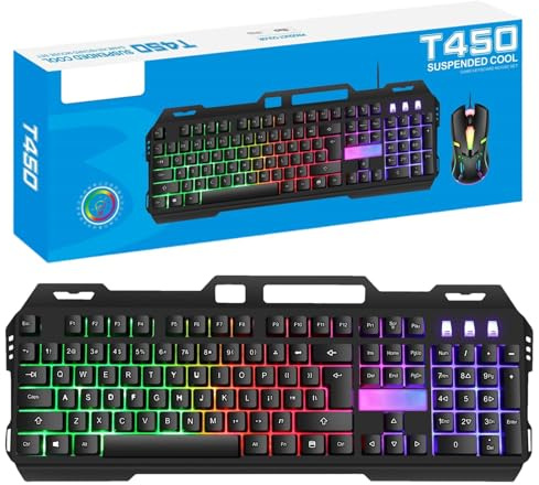 Tastiera da meccanica,Tastiera meccanica per computer Tastiera estetica per | Tastiera da ufficio Tastiera da compatta per computer desktop Home Laptop