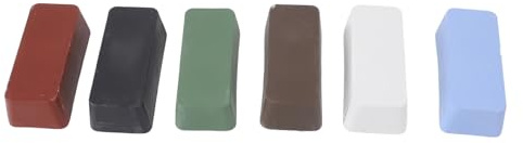6 Pcs Multi-Functional Metal Polishing Bar Set for Stainl Steel Aluminum Copper Ing Wax Paste