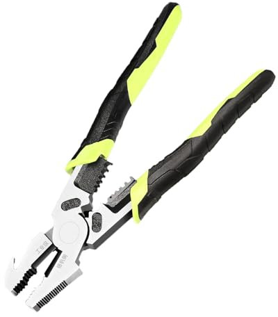Pinze spelafili – tronchesi | Tagliafili | Pinza spelafili | Pinza per fili da 22,9 cm per lavori elettrici, pinza multifunzione per cavi, strumento per la manutenzione dei fili, tagliacavi portatile,