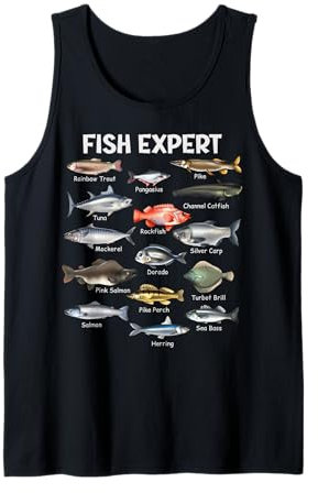 Herren Fish Expert Graphic Herren Kleinkind Jungen Angelbekleidung Kinder Tank Top