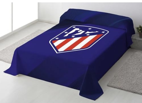 JYC CREATIVE Manta de AT Madrid Equipo de Fútbol, Equipación Fútbol Madrid, Regalo AT Madrid, Accesorios del Madrid, (160X240 AT MADRID2)