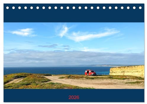 Portugal - Entlang der Küsten des Südens (Tischkalender 2026 DIN A5 quer), CALVENDO Monatskalender: Impressionen entlang der Küste von Peniche bis zur Algarve (CALVENDO Orte)
