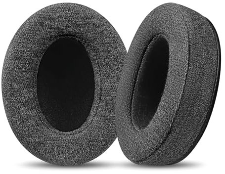 Replacement Ear Pads Compatible with Sony WH-1000XM4 Headphone, Ear Cushions, Black Cooling Cloth
