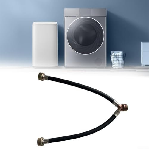 Manguera de entrada de agua para lavadora de 3/4 pulgadas, tubo de entrada de goma, compatible con varios modelos de lavadora