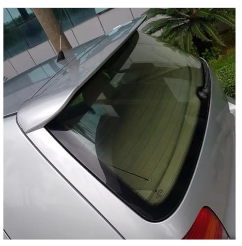 Aokvoh Aileron Voiture Becquet De Pare-Brise Arrière en ABS Gris Non Peint pour VW pour Golf 4 IV MK4 Standard Et R32 1998 1999 2000 2001 2002 2003 2004 Spoiler Arrière(Silver)
