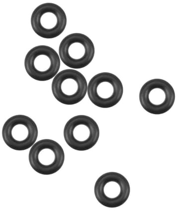 ROWORKX 10Pcs Nitrile Rubber O-Rings - 6.4mm OD x 2.8mm ID x 1.8mm Width Sealing Gaskets for Hose, Faucet, Plumbing, Automotive and General Repair Applications | Sealing Gasket NBR Material, Oil and Wear Resistant, For Hose, Faucet, Plumbing, Automotive and General Repair, Black