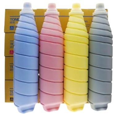 HndkCsunY Cartuccia toner 4PC TN622 compatibile con fotocopiatrice a colori C1085 C1100 C6085 C6100