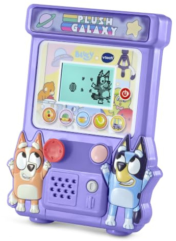 VTech Bluey - Claw Game & Go, English | Official Bluey game, 6 handheld games build hand-eye coordination, problem-solving and exploration skills on the go. Ages 3-6