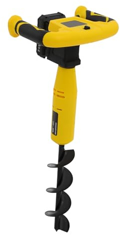 Taladro perforador inalámbrico, 20 V, 350 W, batería de 550 rpm, 2 asas ergonómicas, batería de 2000 mAh, protección contra sobrecarga, taladro de acero al manganeso, ideal para jardinería