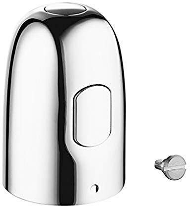 GROHE - Temperaturwählgriff (Sicherheitssperre bei 38°C , einstellbare max. Temperaturbegrenzung bei 43°C, ergonomischer Metallgriff, langlebige Oberfläche), chrom, 47973000