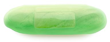 Lékué Silikonhülle für Baguette, grün, 22 cm
