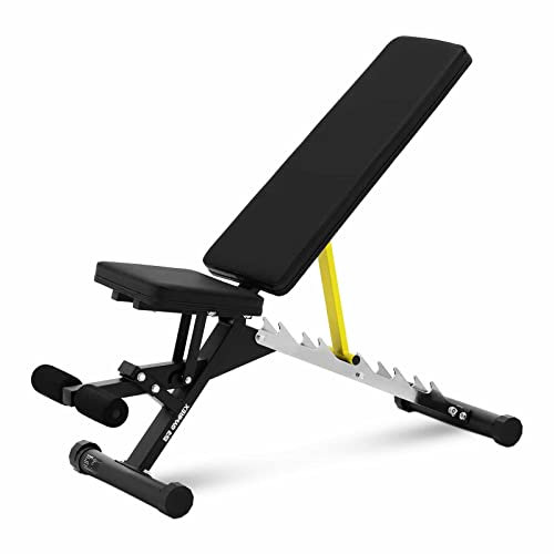 Gymrex GR-TB 53 Schrägbank bis 100 kg einstellbar 90-180° Neigung Fitnessbank Trainingsbank